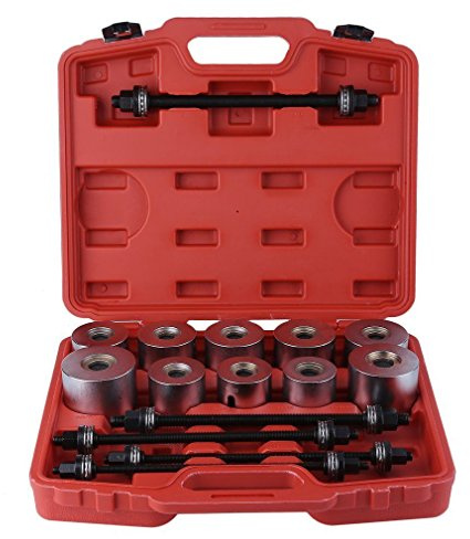 WINTOOLS 27 Pcs Universal Press & Pull Sleeve Kit Bush Bearing Removal Insertion Tool Set