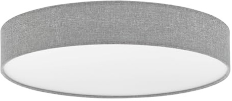 EGLO LED Deckenleuchte Romao, 1 flammige Deckenlampe aus Stahl, Kunststoff
