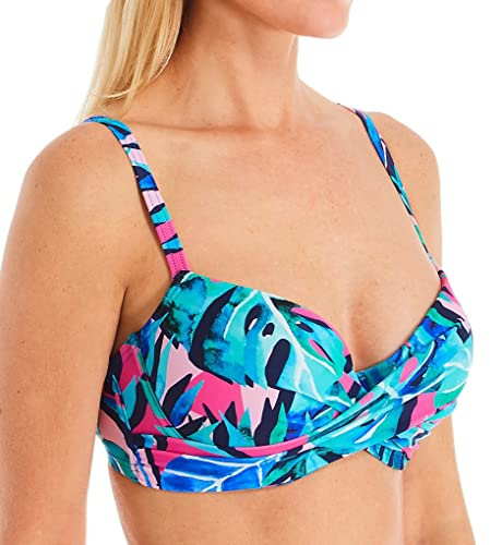 Pour Moi? Kvinnors fri anda lätt vadderad U/W twist front top bikini