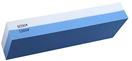 Aiguiseur à burin, pierres à aiguiser à bois 6000 # et 1000 #, taille-crayon à angle fixe antidérapant en alliage d'aluminium, pierre à aiguiser pour ciseaux à découper sur bois (Pierre à aiguiser)