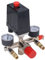 Kit Valvola di Pressione del Compressore d'aria, AC 240 V / 380 V Display Chiaro Pressostato del Compressore d'aria con Manometro per Pompa