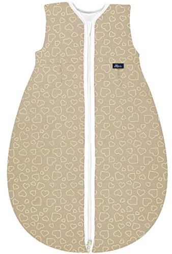 Alvi Mäxchen Schlafsack Light Hearts Nature 80 cm