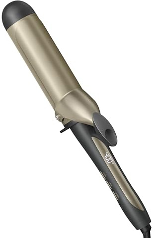 INFINITIPRO BY CONAIR Tourmaline Ceramic 1 ¾ -Inch Curling Iron, 1 ¾ -Inch Barrel Produces Voluminous Curls, Hair Curler for Use on Medium and Long Hair, Dark Gray
