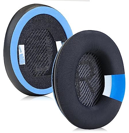 Sinowo Ersatz-Ohrpolster für Bose QuietComfort 35 (QC35) und Quiet Comfort 35 II (QC35 II) Kopfhörer, Ohrpolster mit geräuschisoliertem Schaumstoff, Schwarz