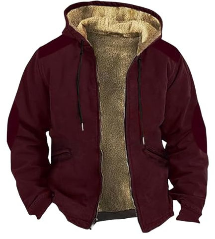 Wanderjacke Herren Herren Winterjacke Wanderjacke Herren Jagdbekleidung Herren 3In1 Jacke Herren Fahrrad Winterjacke Herren Herren Bomberjacke Herren Winterjacke Motorrad Rot L