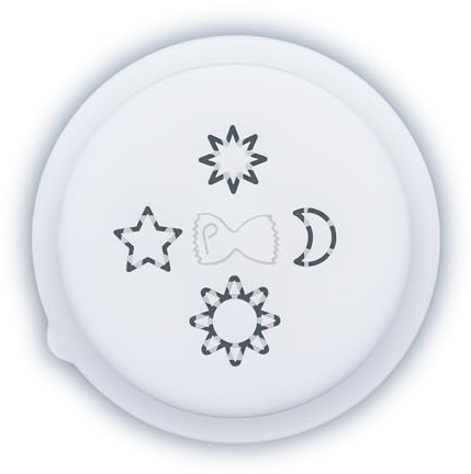 Pastidea - Matrize aus POM Sonne, Mond und Sterne kompatibel mit Philips Pastamaker Avance und Serie 7000