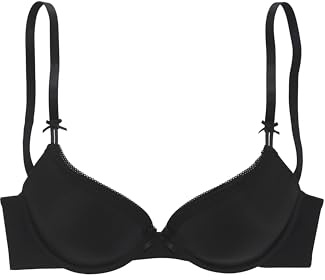 s.Oliver Dam basic push-up bh i svart, svart, 80AA