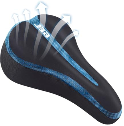 Cubierta de sillín de Bicicleta de Silicona: Asiento Acolchado ergonómico, Almohadilla de Confort Duradera Ciclismo, el Ejercicio al Aire Libre, los desplazamientos y la condición f
