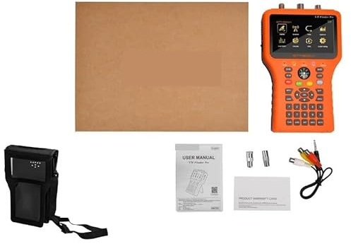 Satfinder Rilevatore di segnale satellitare DVB-S2X/S2/S/T2/T/C AHD H.265 Misuratore satellitare 100% originale