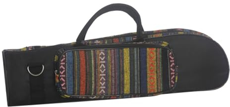 MAGICLULU Borsa per Tromba Oxford Design Etnico, Custodia Imbottita Portatile Scomparto Laterale per Accessori, per Viaggio e Pratica Conservazione