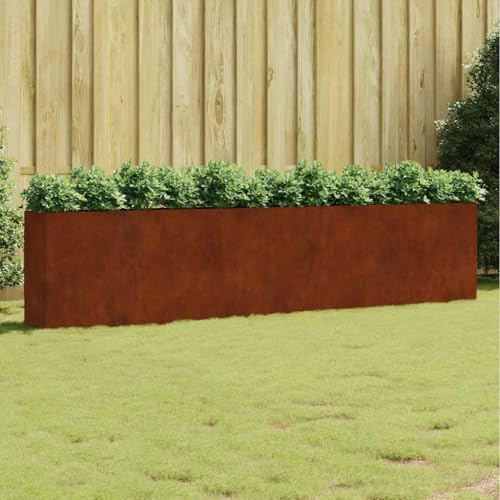 Lumanois Jardinera Acero corten 360x40x80 cm,Casa y jardín,Jardín,Jardinería,Maceteros y jardineras,31.5kg-824529