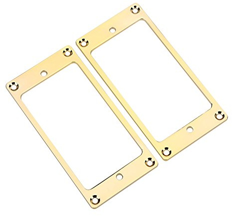 Humbucker Rahmen, 2 St¨¹ck Metall, Humbucker Cover, E-Gitarre Pickup Rahmen, f¨¹r Gitarrenbauern und Musiker