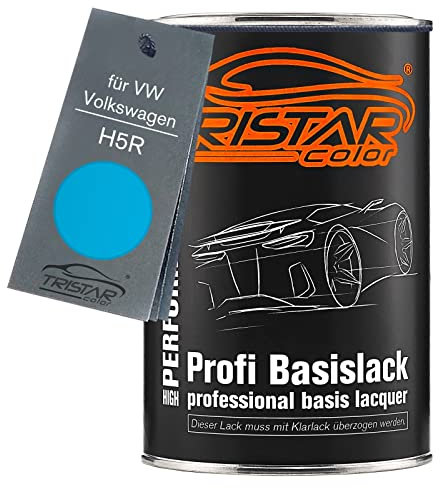 TRISTARcolor Autolack Dose spritzfertig für VW/Volkswagen H5R Dänischblau/Danisch Blue Basislack 1,0 Liter 1000ml
