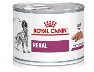 Royal Canin Veterinary Renal | 12 x 200 g | Alimento dietetico completamente naturale per cani adulti | Può aiutare a sostenere la funzione renale nell'insufficienza renale cronica | Mousse