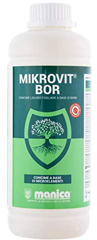 Concime fogliare a base di boro etanolammina in formulazione liquida Mikrovit Bor