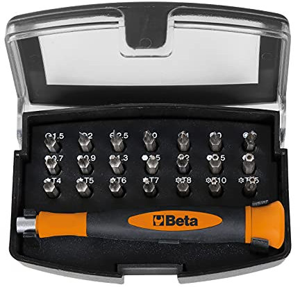 Beta 1256/C21-1 - Microgiravite con 21 inserti intercambiabili da 4 mm e impugnatura