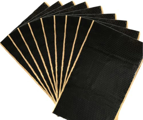 36 Sqft Car Sound Deadening Self Adhesive Mat Van Insulation | temproad Car Sound Deadener Material Audio Noise Insulation Fire Retardant & Heat Resistant