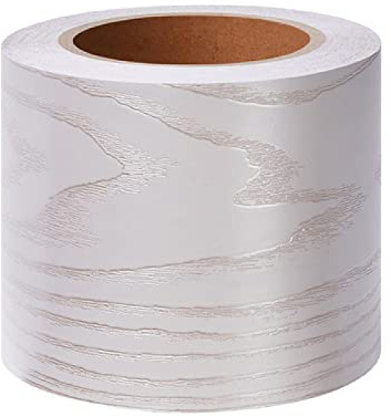 Dostear Frise de papier peint autocollante pour mur de salon, papier peint, carrelage de salle de bain, argenté, Westwood, 15 x 500 cm