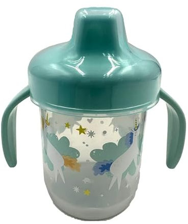 Puckator Gobelet incassable pour enfants - Licorne magique - Gobelet isotherme avec couvercles et pailles pour adultes et enfants - Tasse thermique de voyage avec paille - Bouteilles d'eau avec paille
