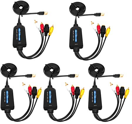 Beelooom 5X USB 2.0 Video Aufnahme Karte EIN Kanalige USB Aufnahme Karte AV Aufnahme Gerät Laufwerks Freier Digitaler Konverter