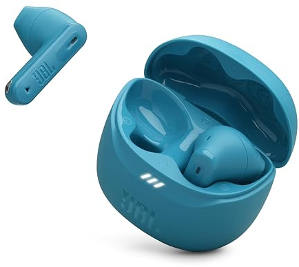JBL Tune Flex 2 - True Wireless Noise Cancelling Earbuds with JBL Spatial Sound and Smart Ambient Technology, 6 mics for Perfect Calls, up to 48Hrs of Playback, IP54 Dust & Water Resistant (Teal)