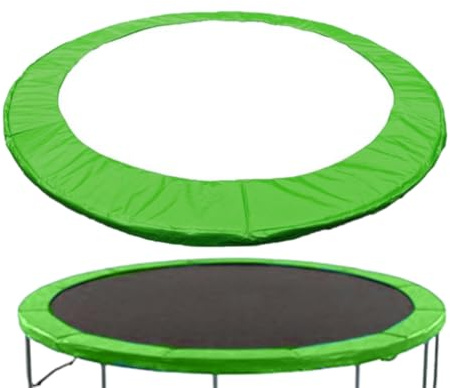 ARSBORUI Trampolin Randabdeckung, Ø 183 244 305 cm Federabdeckung, Randschutz, Extra Dicke Sicherheitsmatte, UV-resistent & reißfestes, Rahmenpolsterung, Trampolin Zubehör