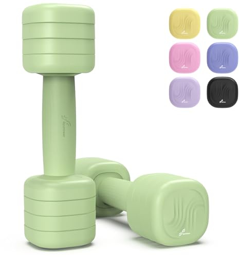 Sportneer damhantlar set justerbara, hantlar vardera 1–2,5/1–5 kg vikter