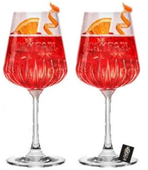 Generisch Spritz Glas 2er Set - Aperitif Gläser für Spritz, Prosecco, Longdrinks & Cocktails