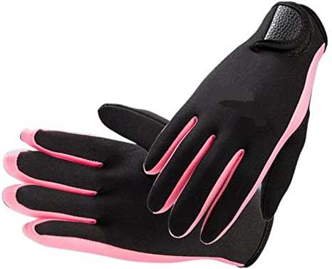 1,5 mm neopren dam män simförstärkare; Dykhandskar med Magic Stick Anti-halk Köldsäkra varma simhandskar Varmt Och BekväMt(C,L)