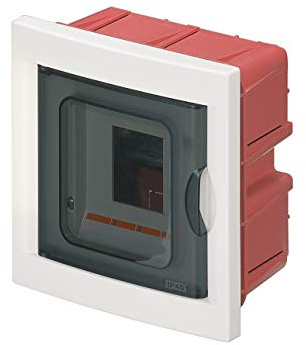ELETTROCANALI CENTRALINO Incasso Bianco Portello Fume 4 Moduli EC63004B