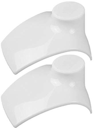 EXCEART 2 Stück Halskette Kette Büste Schmuck Büste Displayhalter Stand Ohrring Büste Schmuck Display Halter (Weiß)