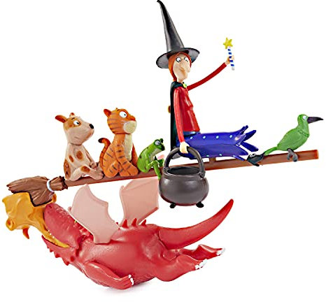 WOW! STUFF The Room On The Broom Story Time Set | Collectable Articulated Character Action Figures | Official Toys and Gifts from The Julia Donaldson and Axel Scheffler Books and Films