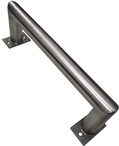 Absperrbügel aus Edelstahl – stabiler Anfahrschutz für Maschinen & Wegeführung | zum Aufdübeln | von Namor-Edelstahlprodukte (Länge: 100 cm, Höhe: 15 cm)