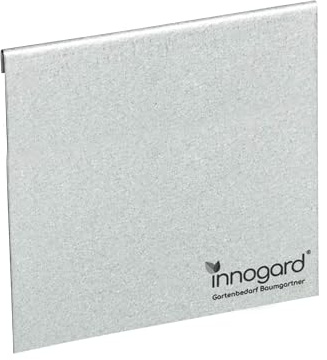 innogard Verbinder für Rasenkantenband Alu-Zink 20 cm | Verbindungselement zur Beet-Einfassung mit Korrosionsschutz