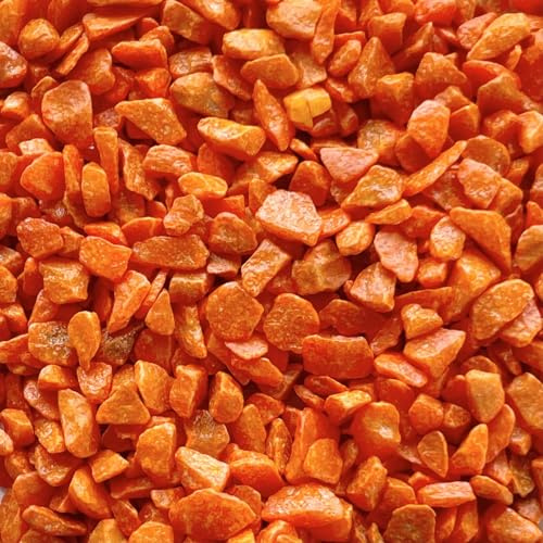 naninoa DEKOSTEINE farbig 9-13mm (Bunte Dekosteine, Farbsteine) 5 kg farbige Steine. Farbe: ORANGE