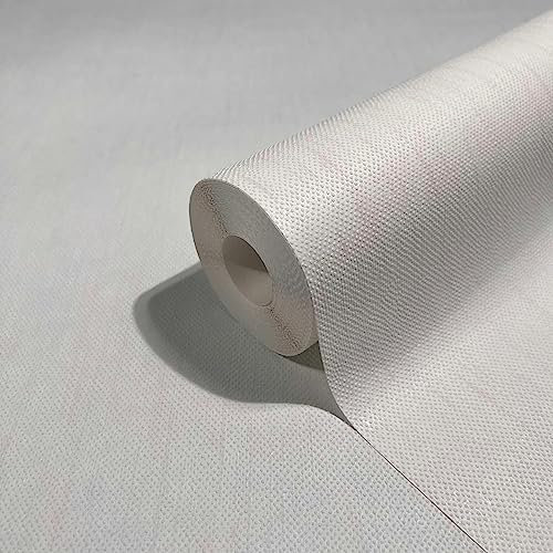 marburg Tapete Hellbeige Struktur Modern für Schlafzimmer oder Wohnzimmer Made in Germany 10,05 x 0,53m