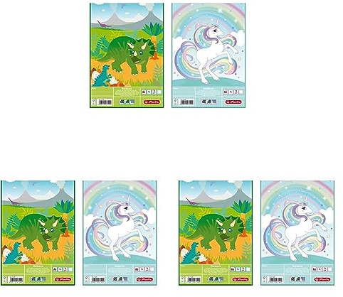 Herlitz Malblock A4 Comic, holzfreies Papier, 70 g/m², 75 Blatt (Packung mit 3)