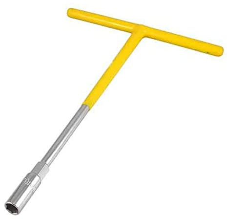 QXSJEDYCH Mini llave hexagonal Llave inglesa pequeña en miniatura Llave Allen de 6-19 mm Llave hexagonal recubierta de goma Llave hexagonal con mango en T Llave Allen Llave inglesa tipo T Llave de vas