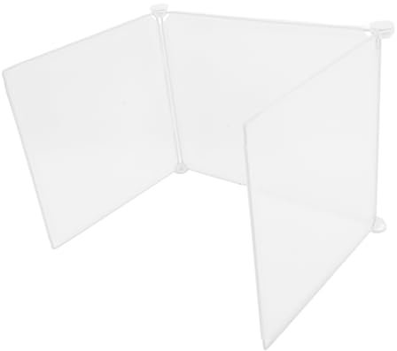 Lurrose Schutzschild Schreibtischteiler Tragbarer Arbeitsplattenbarriere-schreibtischschild
