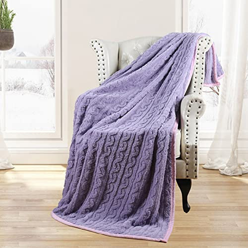 Coperta morbida e leggera per tutte le stagioni, morbida e calda, decorativa, per divano, letto, viaggio, campeggio, colore 4