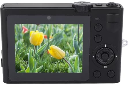 Kompaktkamera för Studenter - 72 MP Digitalkamera med 18X Zoom och Bärbar Design för Dagliga Resor - Digitala pek- och Skjutkameror