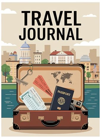 Travel Journal for Women Laminated Cover Thick Writing Journal with Elastic