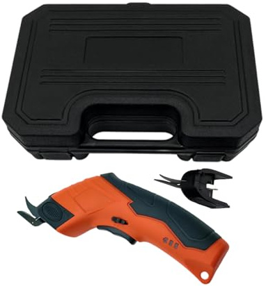 Forbici per tessuto elettrico, Forbici ricaricabili a batteria, taglierina elettrica, per la casa giardino posto di lavoro tessuto pelle carta cartone tappeto schiuma fai da te