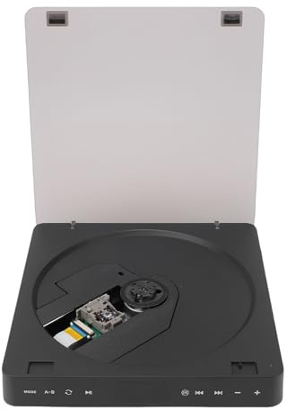 Zunate Lecteur DVD, Conversion Ascendante Full HD 1080P, Lecteur DVD Toutes Régions avec Télécommande, Chargement Rapide, Multifonction pour écran de Projecteur TV