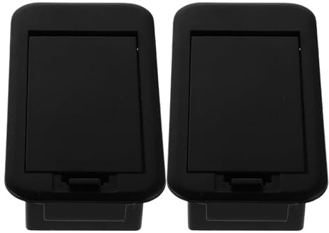 Mikikit Boîtier de Batterie 9v pour Guitare Basse Active, Lot de 2, Compartiment Léger avec Mousse Anti-vibrations, Protection Poussière et Transpiration, Compatible Micros Actifs
