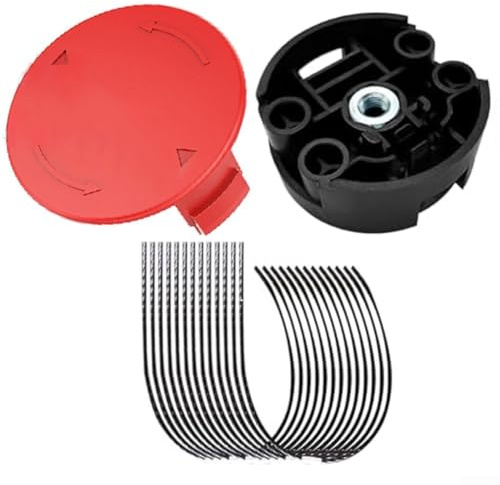 Kit de remplacement pour tête d'herbe pour AFS 23-37, fil de débroussailleuse en nylon de 3,5 mm avec capuchon de bobine et tête de coupe, modèles F016800431 F016F04841 F016F04839