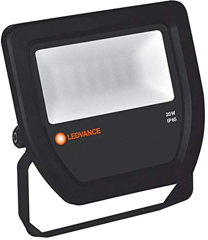 LEDVANCE LED Fluter | Flutlicht-Leuchte für Außenanwendungen | Kaltweiß | 130,0 mm x 140,0 mm x 41,0 mm | FLOODLIGHT 20 Black