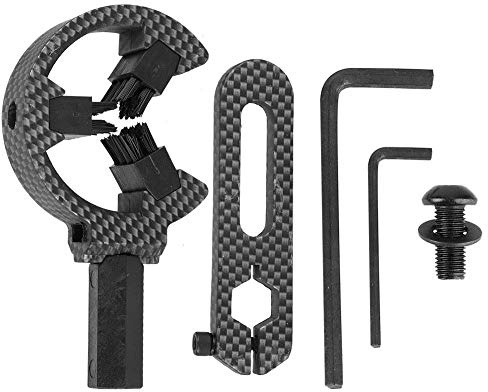 2 Arten Compound Bogen Pfeilauflage, Universal Camouflage Bogen Schießenbürste Bogenpfeilauflagen Pfeilauflage erfassen Recurve Bogen Schießen(Carbon Camo)