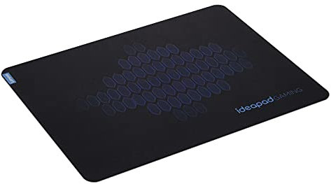 Lenovo - Alfombrilla Gaming para Ratón (Tela, Superficie Suave, Resistente al Agua, Base de Goma Antideslizante, Liviana, Lavable) Color Azul Oscuro
