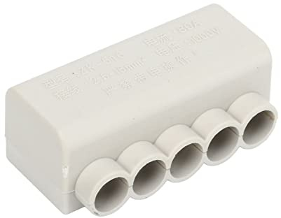 High Power Splitter Wire Connector 1 in 4 Out Brass Conductor Quick Wiring Terminal Block for Efficient Electrical Connections